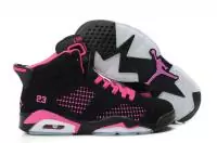 chaussures sport air jordan femmes 6 retro basket noir rose,jordan chaussures hommes